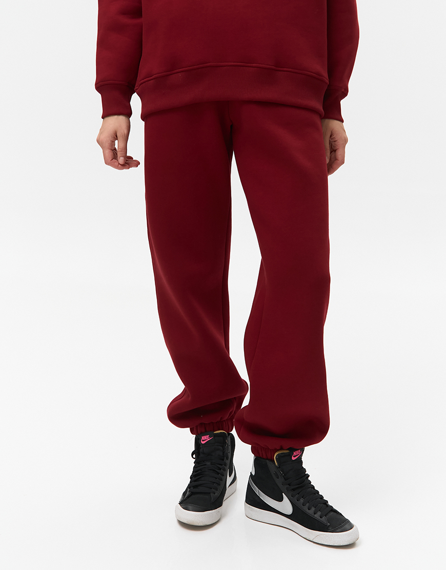 1AK01968 Штани балони утеплені W26 бордо MMSW (MMSW_tr-W26-BG-1) - фото 2