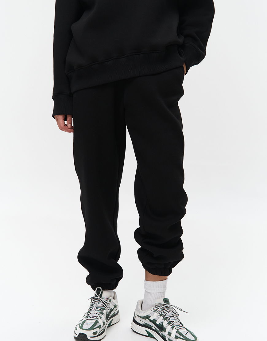 1AK02156 Штани балони утеплені W26 чорні MMSW (MMSW_tr-W26-BL-1) - фото 3