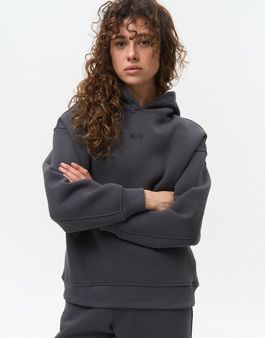 1AK02193 Худі з відстрочкою утеплене W26 світлий фуме MMSW (MMSW_hood-W26-FM) - фото 3