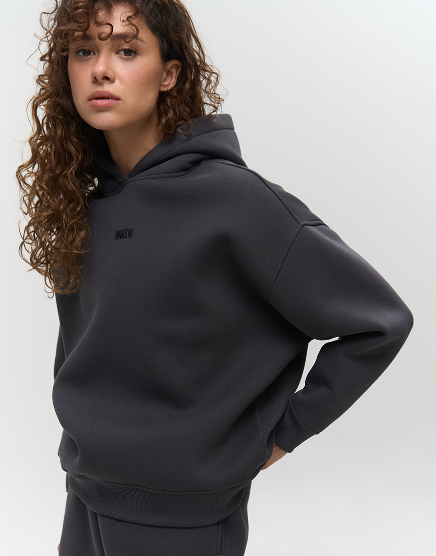 1AK02226 Худі з відстрочкою утеплене W26 світлий фуме MMSW (MMSW_hood-W26-FM) - фото 4