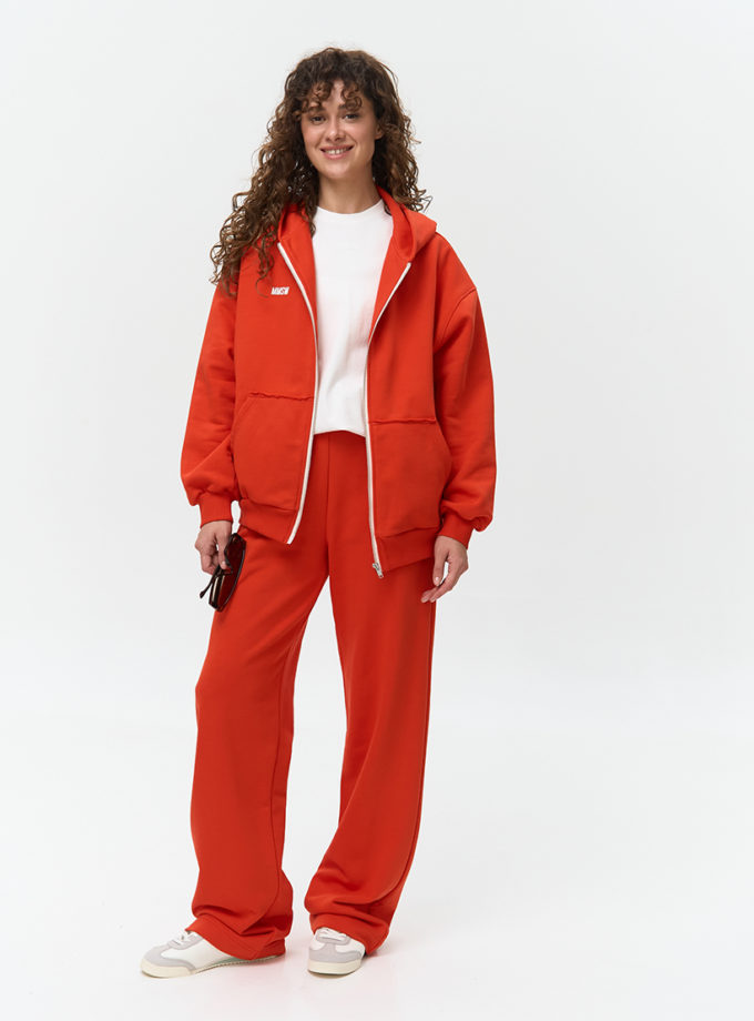 Штани рівні  SS25 червоні MMSW (MMSW_tr-SS25-RD)