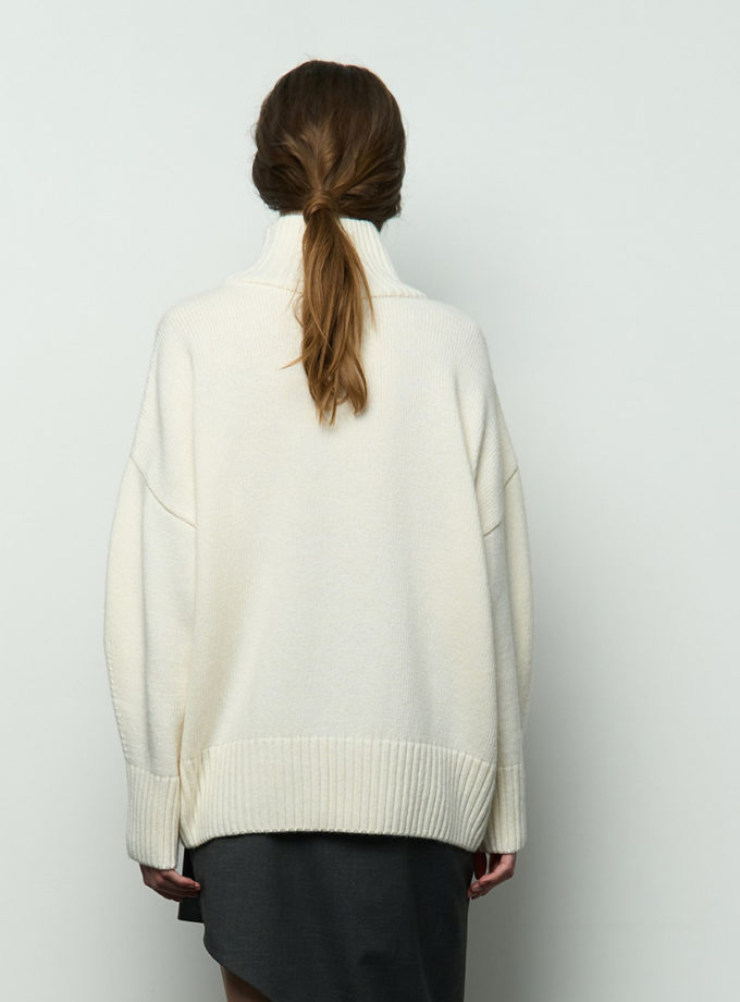 Вовняний светр Mellow молочний SAVOUR (SVR_JR-1201_mlk)