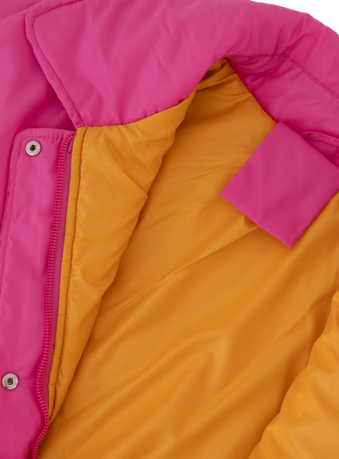 Плащовий демісезонний бомбер рожевий GET DRESSED. (GD_WS25_14)