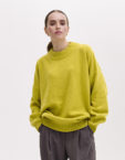 Светр об'ємний з вовни мериноса та кашеміру FIORE BIANCO (FRBC_cash_lemon) - фото 5
