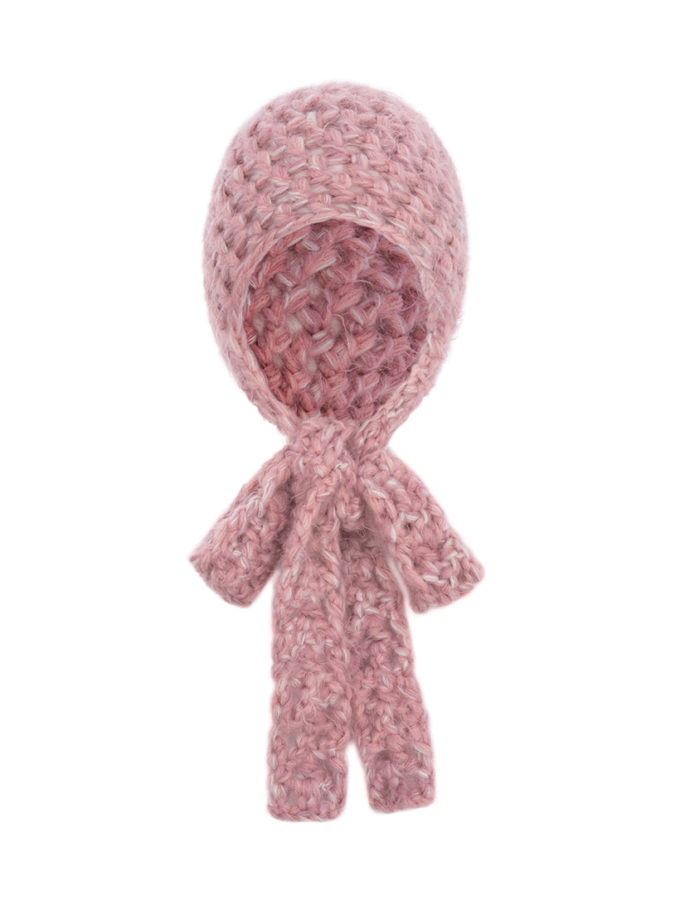 Шапка-бант рожева IN.WOVEN (INWVN_SHA_BOW_22_pn_w)