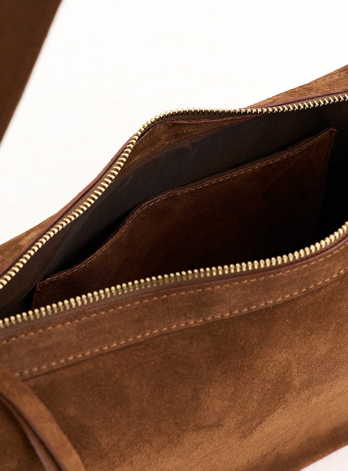Сумка замшева Etape Croissant Grande Chocolate Suede ETAPE (ETP_Croissant_Grande _Chocolate_Suede)
