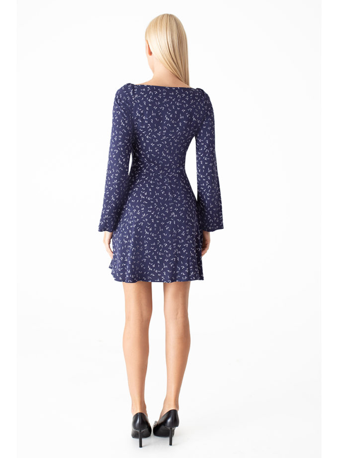 Сукня міні у квітковий принт MAGNETIC (MGN_1745BL)