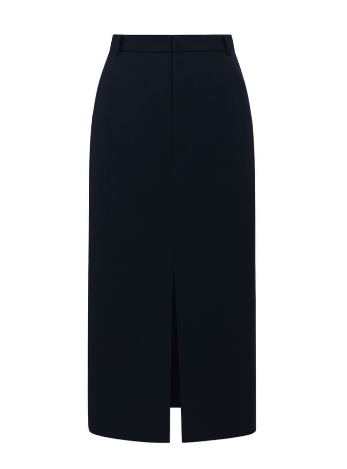 Спідниця прямого крою з розрізом спереду LiSOLODKA (LS_0031_25)