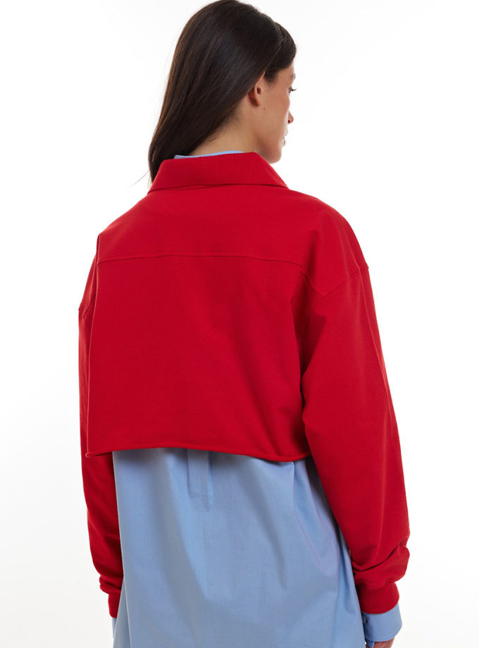 Світшот поло зі змійкою ATTIE (ATT_SWTHRTZIP07)