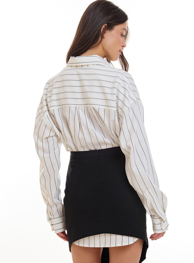 Оверсайз сорочка у смужку ATTIE (ATT_SHRTSTRP07)