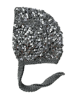 Чепчик з лелітками сірий IN.WOVEN (INWVN_CHP_SEQ_43_gr_w)