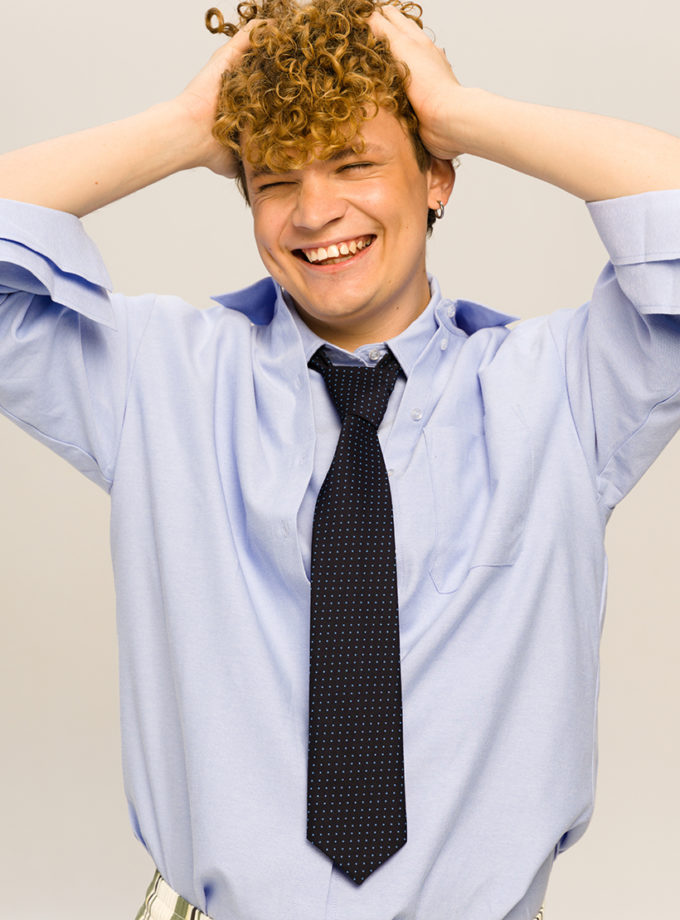 Краватка Unisex Polka Blue Dot Tie CRAVATTA (CRV_KS_SS42_43)