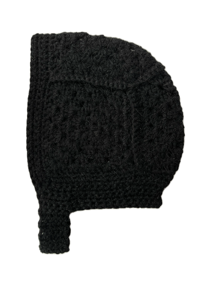 Чепчик з пуху норки чорний IN.WOVEN (INWVN_CHP_MNK_11_bl_w)