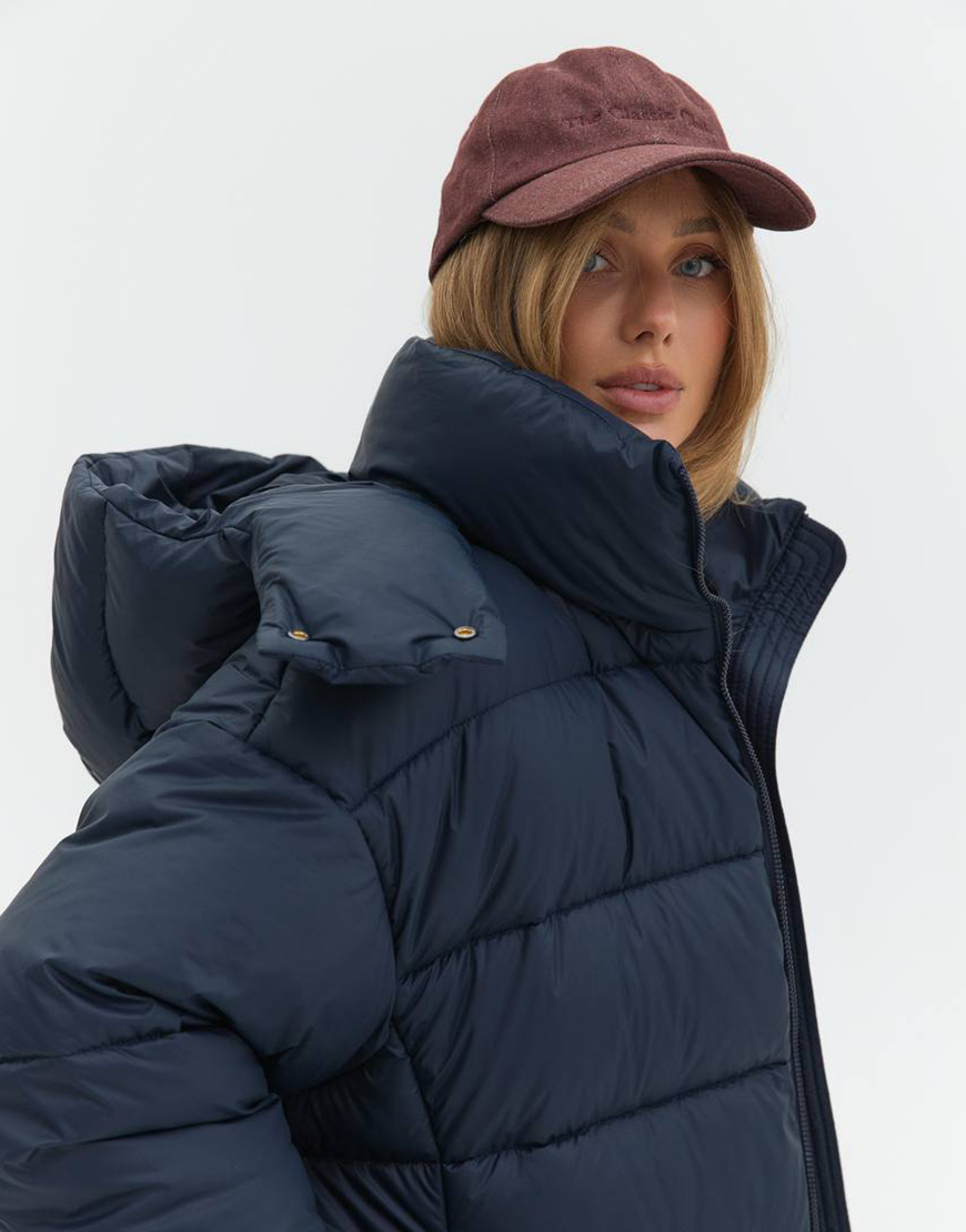 photo_2025-10-09_21-10-57 Пуховик подовжений синій TWICE (TWC_OW250405336) - фото 6