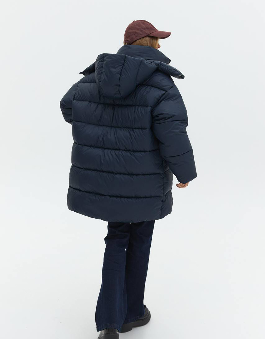 photo_2025-10-09_21-11-08 Пуховик подовжений синій TWICE (TWC_OW250405336) - фото 3