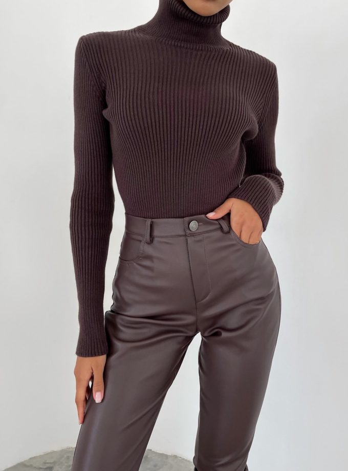 Водолазка шоколадна THE LACE (TLA_00003618)