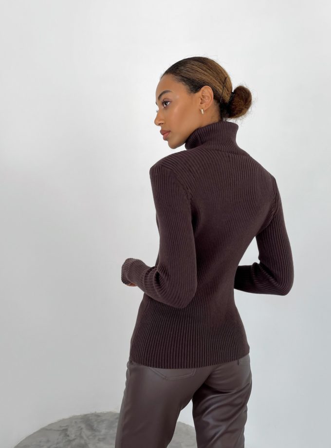 Водолазка шоколадна THE LACE (TLA_00003618)