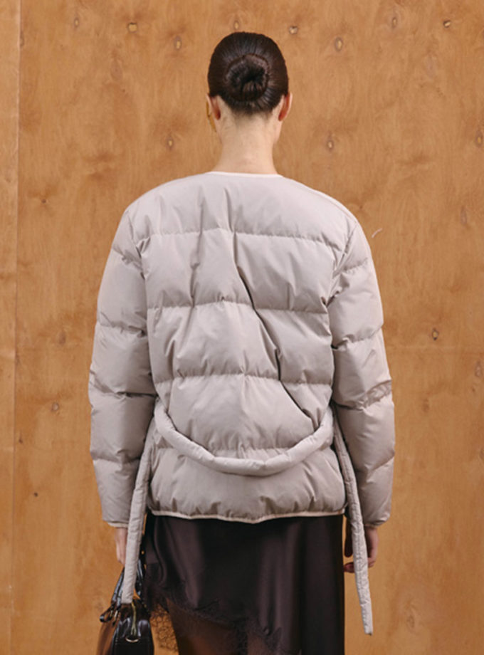 Пуховик Cicadidae бежевий MARCHI (MRCH_A2025-1b)