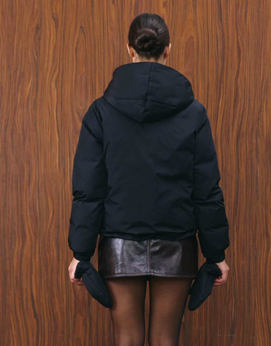 A2025-2bl(2) Пуховик Yellow Koi чорний MARCHI (MRCH_ A2025-2bl) - фото 2