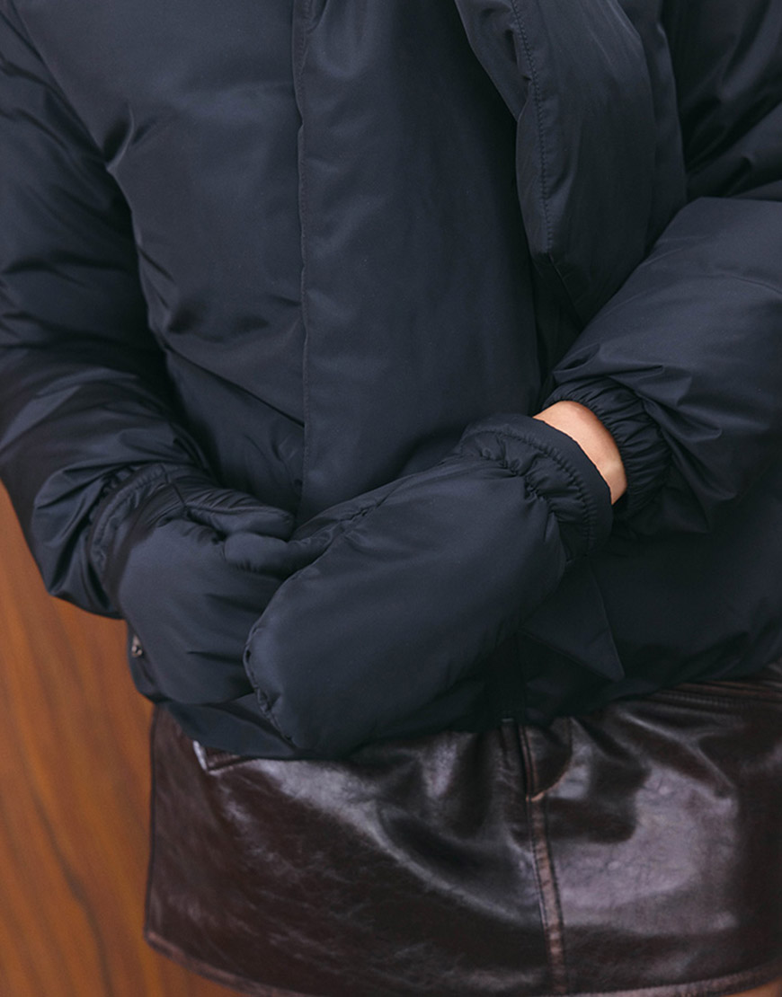 A2025-2bl(3) Пуховик Yellow Koi чорний MARCHI (MRCH_ A2025-2bl) - фото 4