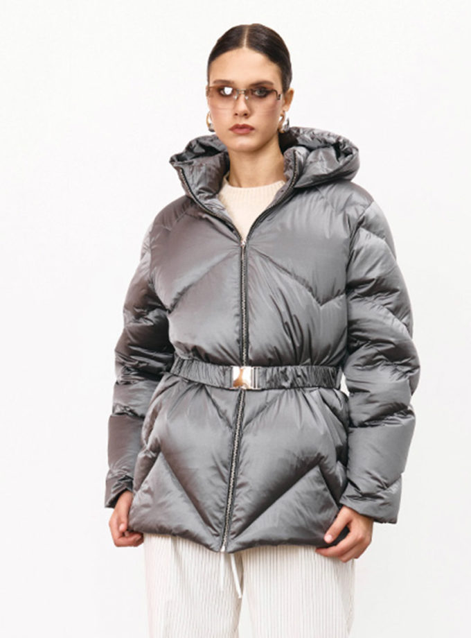 Пуховик Leia сірий MARCHI (MRCH_A2025-5gr)