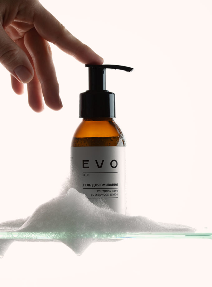 Гель для вмивання контроль акне та жирності шкіри EVO DERM (EVO_4820289950522)