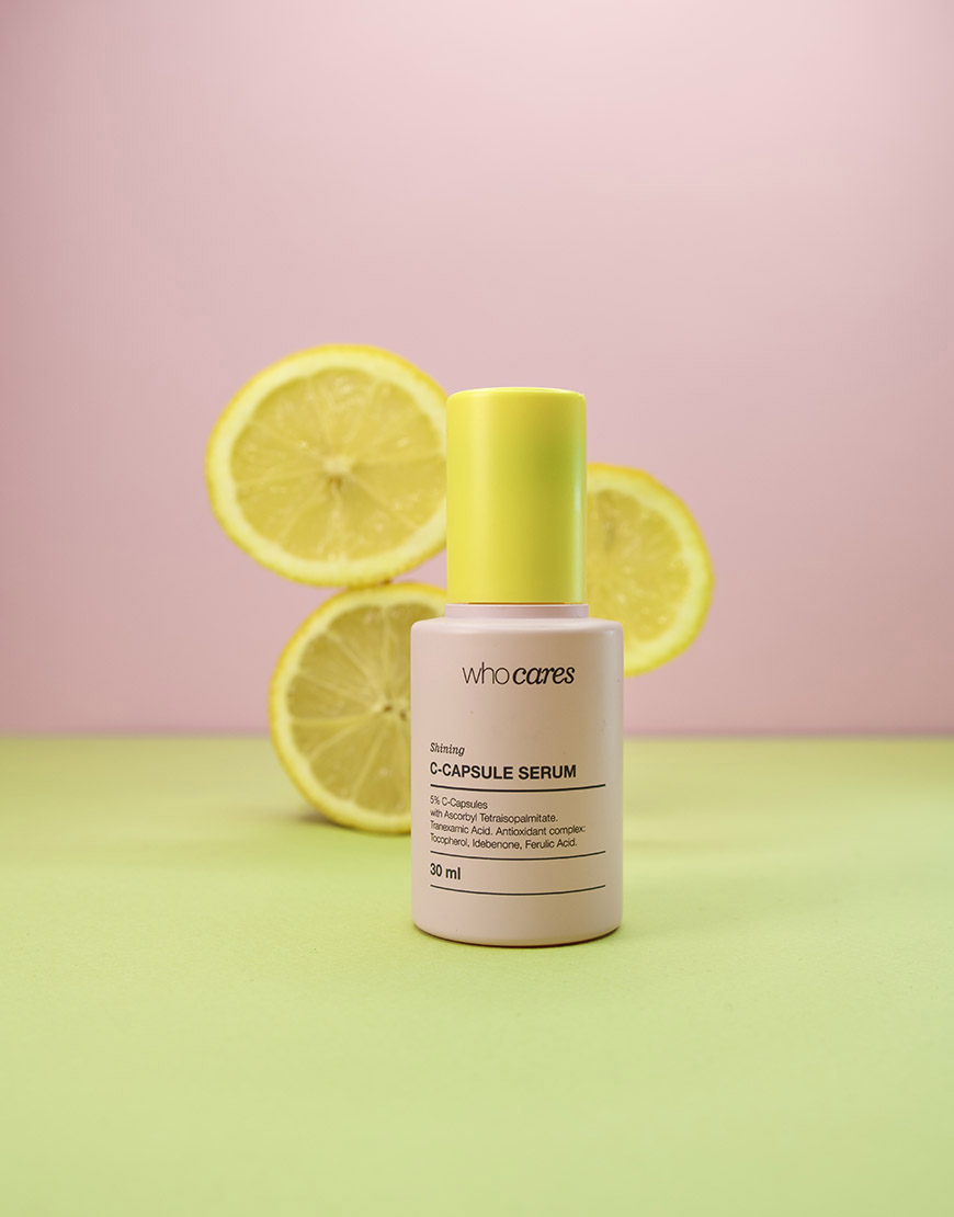 IMG_5104 Мультивітамінна сироватка для обличчя з вітаміном С Shining C-Capsule Serum WHOCARES (WC_5859) - фото 3