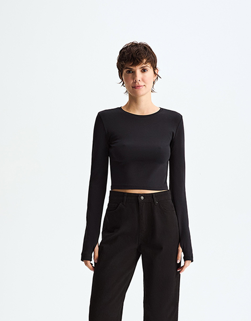 IMG_5263 Лонг Skin чорний MOVE (MV_a25-313-002) - фото 2