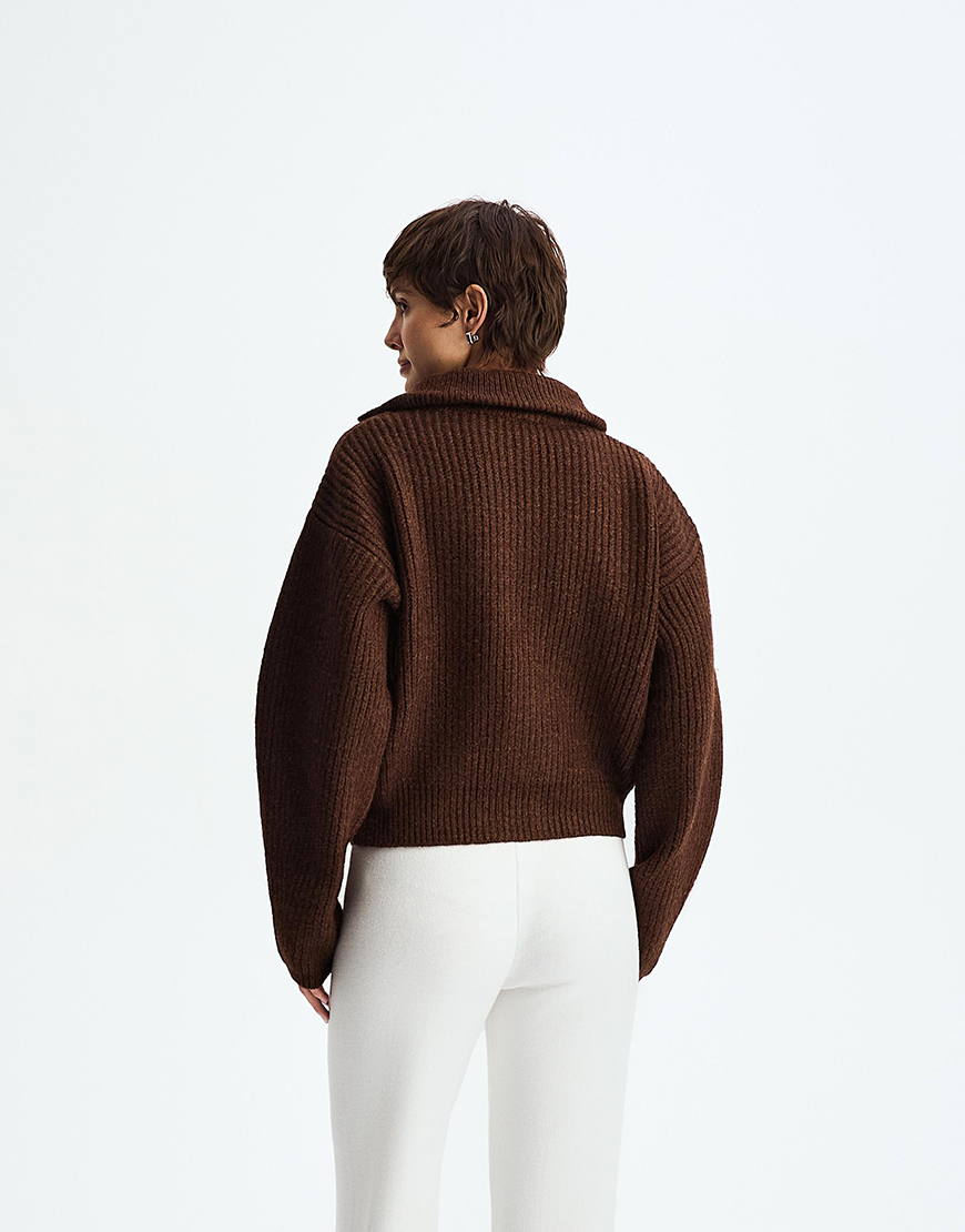 IMG_5293 Светр Mist коричневий MOVE (MV_a25-310-003) - фото 4