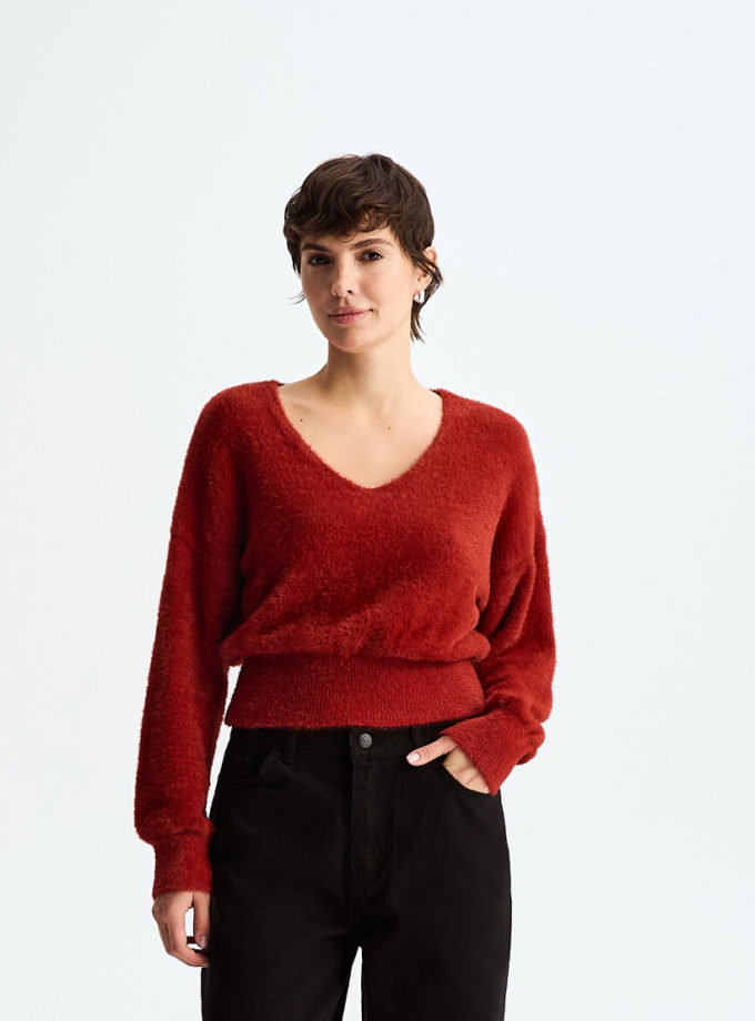 Светр Glow червоний MOVE (MV_a25-312-001)