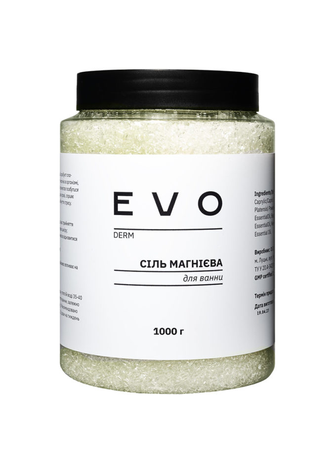 Магнієва сіль для ванни EVO derm EVO DERM (EVO_4820289950454)