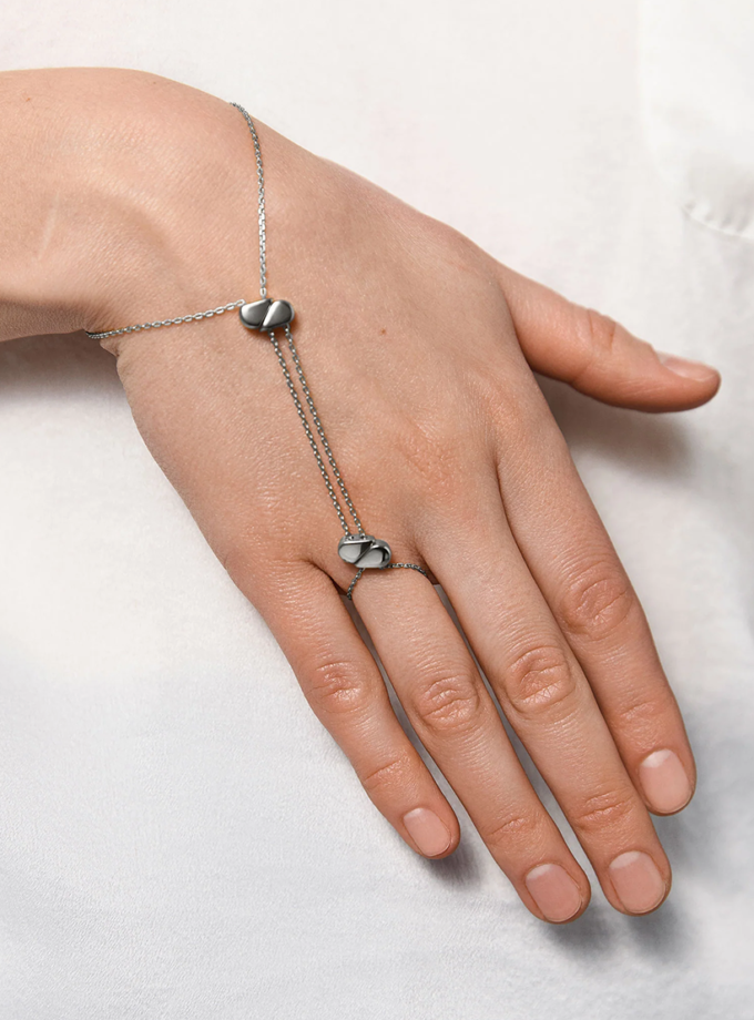 Браслет 3-в-1 пепіта зі срібла ORXATA.JEWELRY (ORX_pepita_br_wr)