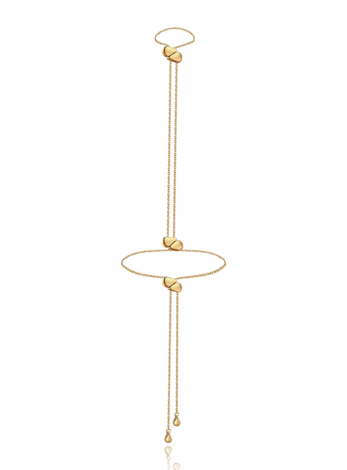 Браслет 3-в-1 пепіта зі срібла в позолоті ORXATA.JEWELRY (ORX_pepita_br_gp)