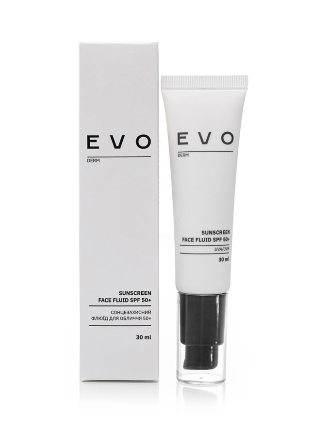 Сонцезахисний флюїд для обличчя spf 50+ EVO derm EVO DERM (EVO_4820289951116)