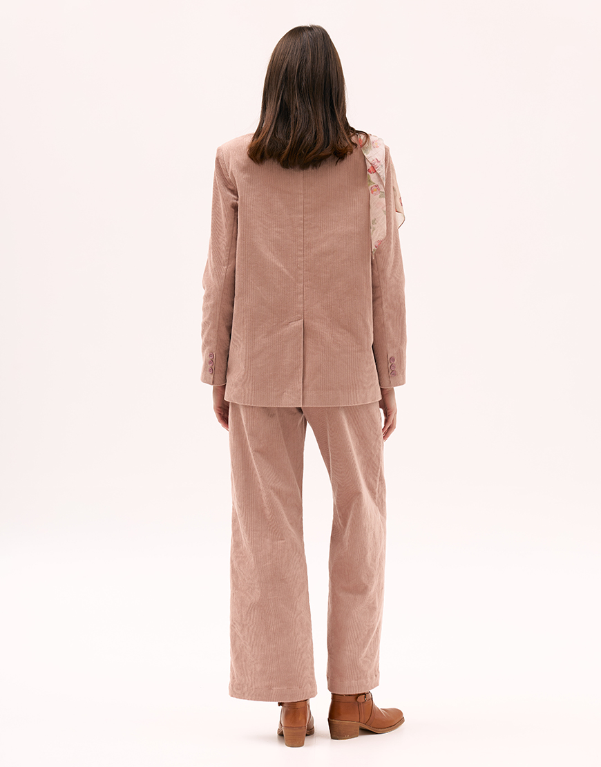 xmbm0483 Рожевий жакет з вельвету XM BY MALINOVSKAYA (XM_Monet_23_35) - фото 4