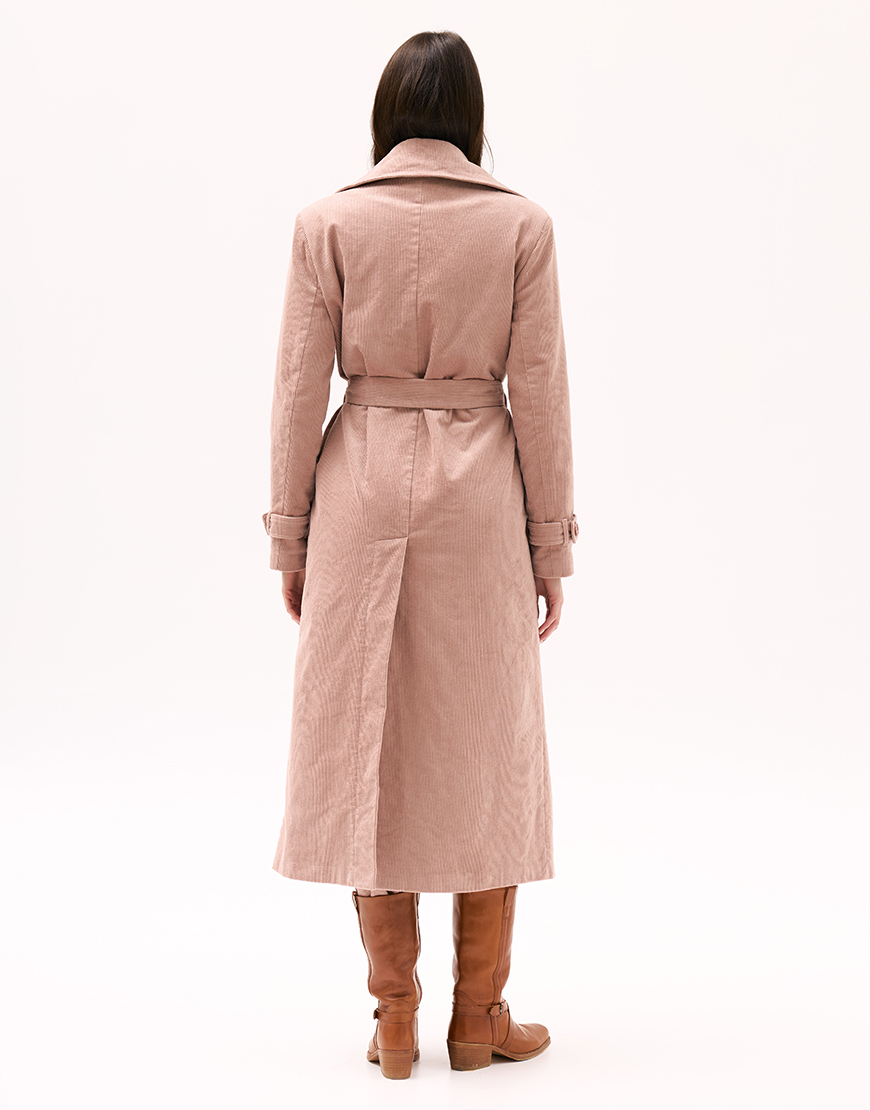 xmbm0553 Рожеве пальто з вельвету XM BY MALINOVSKAYA (XM_Monet_13_35) - фото 2