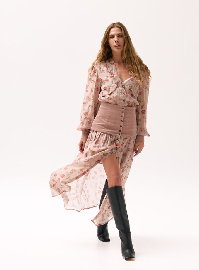 Максі сукня в троянди XM BY MALINOVSKAYA (XM_Monet_16_35)