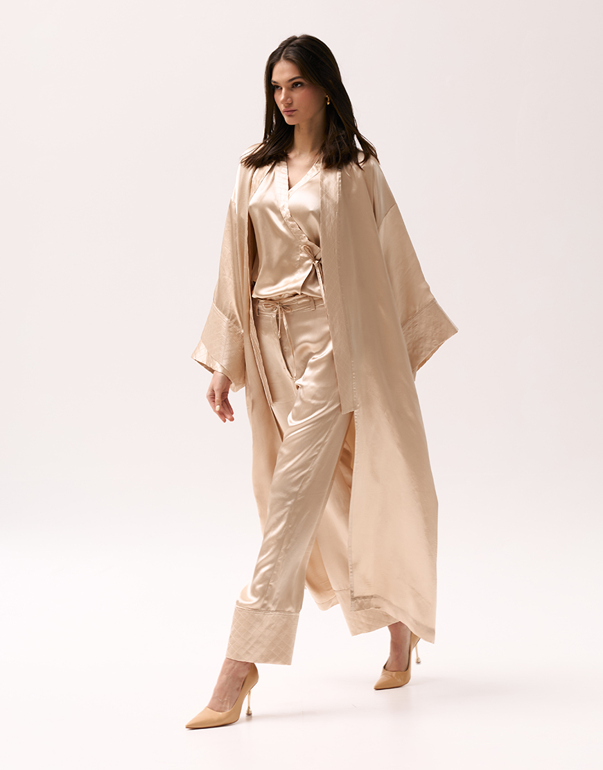 xmbm0800 Кімоно атласне золоте XM BY MALINOVSKAYA (XM_Monet_11_35) - фото 6