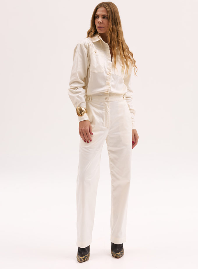 Молочний комбінезон з бавовни XM BY MALINOVSKAYA (XM_Monet_19_35)