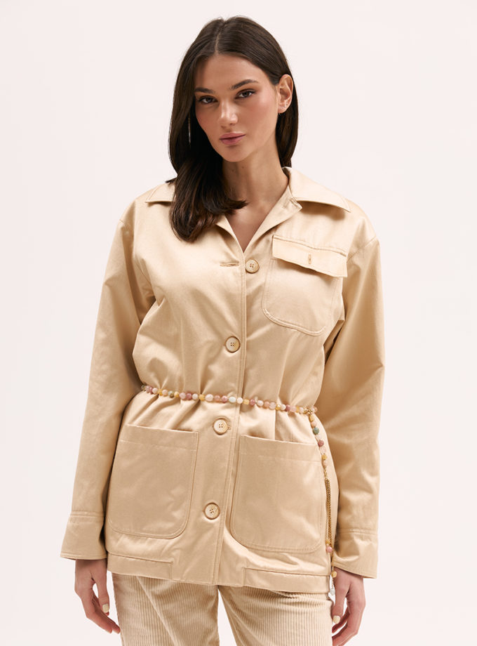 Куртка золота з коміром XM BY MALINOVSKAYA (XM_Monet_24_35)