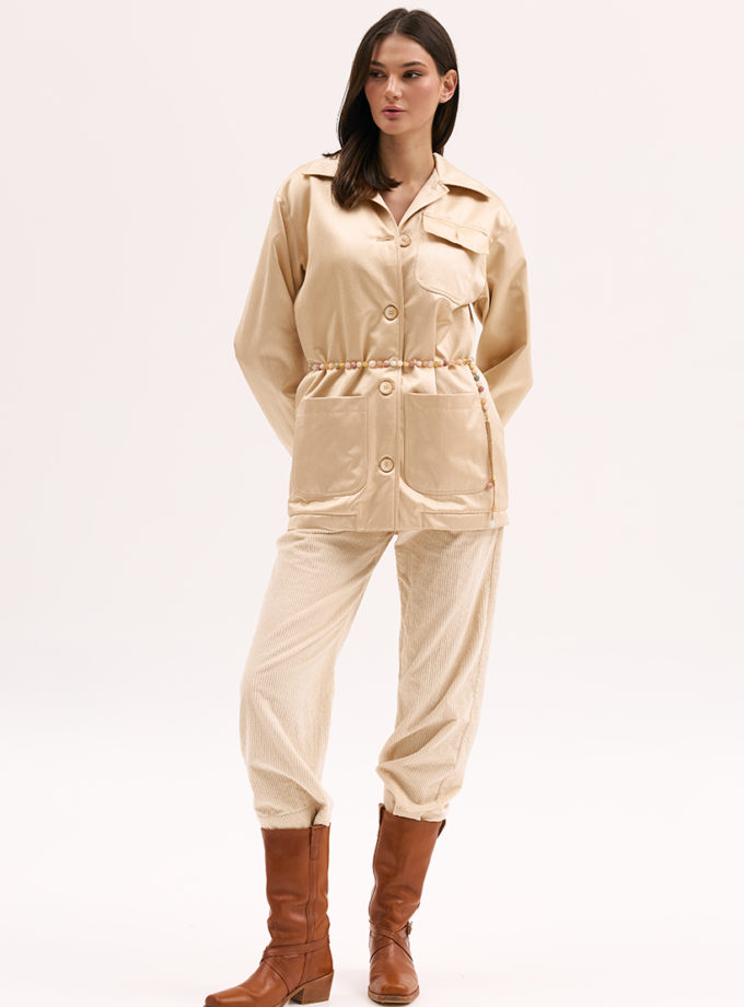 Куртка золота з коміром XM BY MALINOVSKAYA (XM_Monet_24_35)