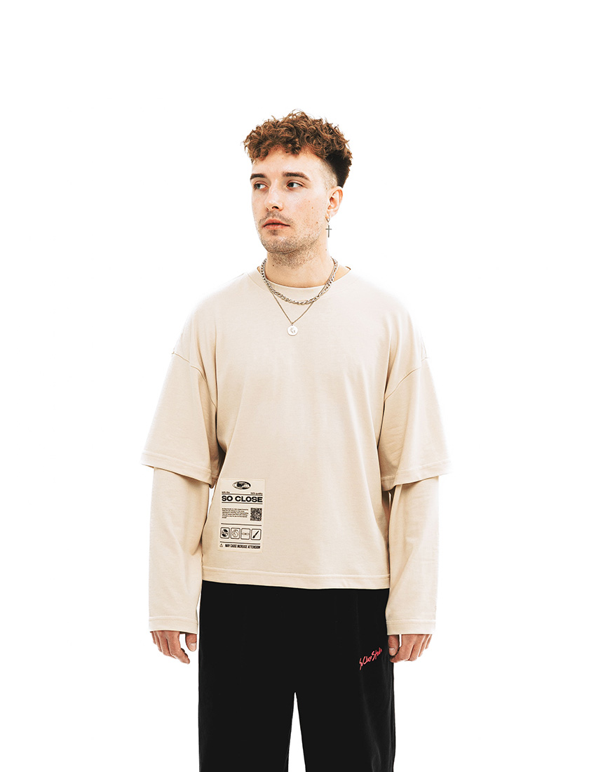 1_49 Лонгслів Art is not a crime SO CLOSE (SC_2025_12) - фото 3