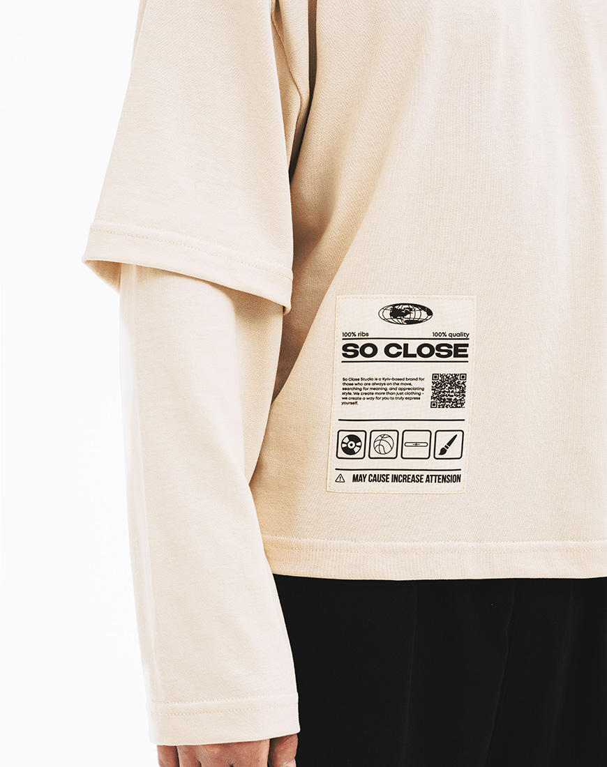 1_50 Лонгслів Art is not a crime SO CLOSE (SC_2025_12) - фото 6