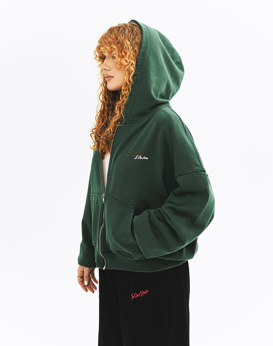 1_72 Зіп-худі Green SO CLOSE (SC_2025_13) - фото 3
