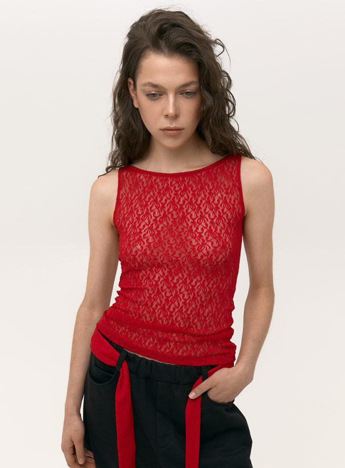 Мереживний топ ALEXANDER VANAVI (AV_EVA_00)