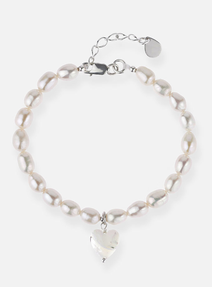 Перлиновий браслет Sweet Love SILVER STORIES (SS_SSB031)