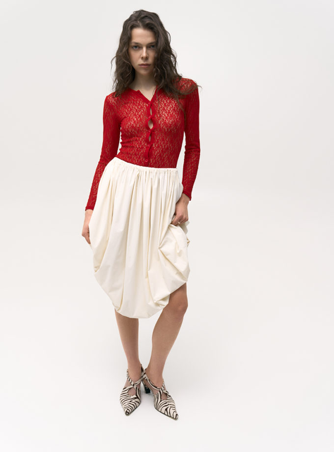 Нейлонова спідниця трансформер ALEXANDER VANAVI (AV_KUSAMA_01)