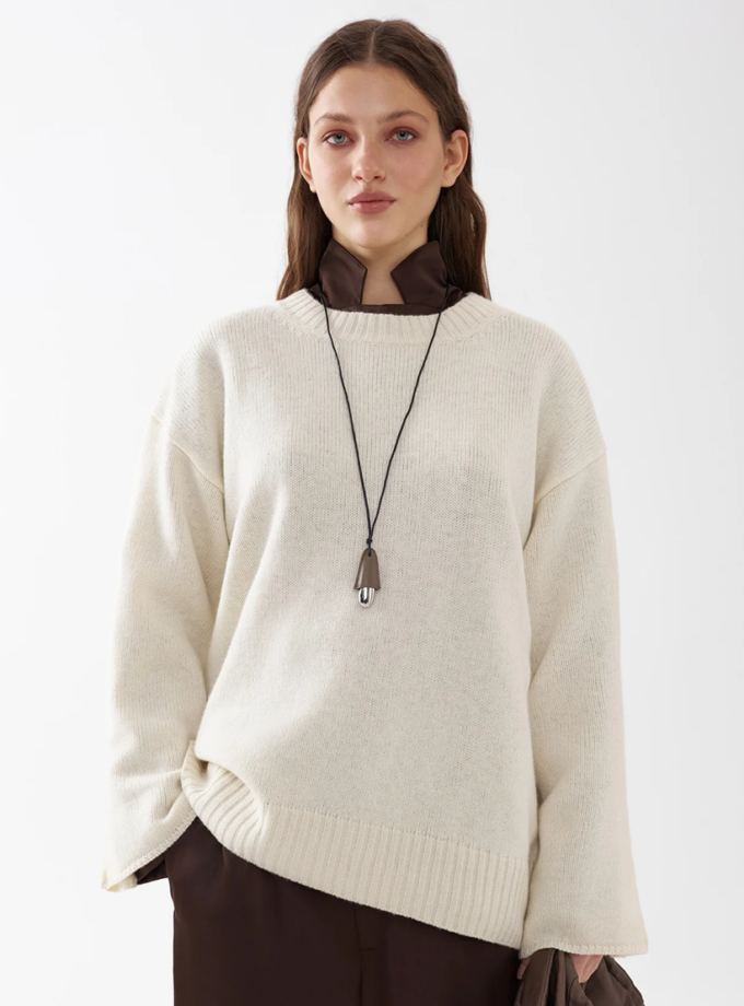 Кашеміровий светр Mia IAM (IM_CCSHMR/SWTR/MI_MLK)