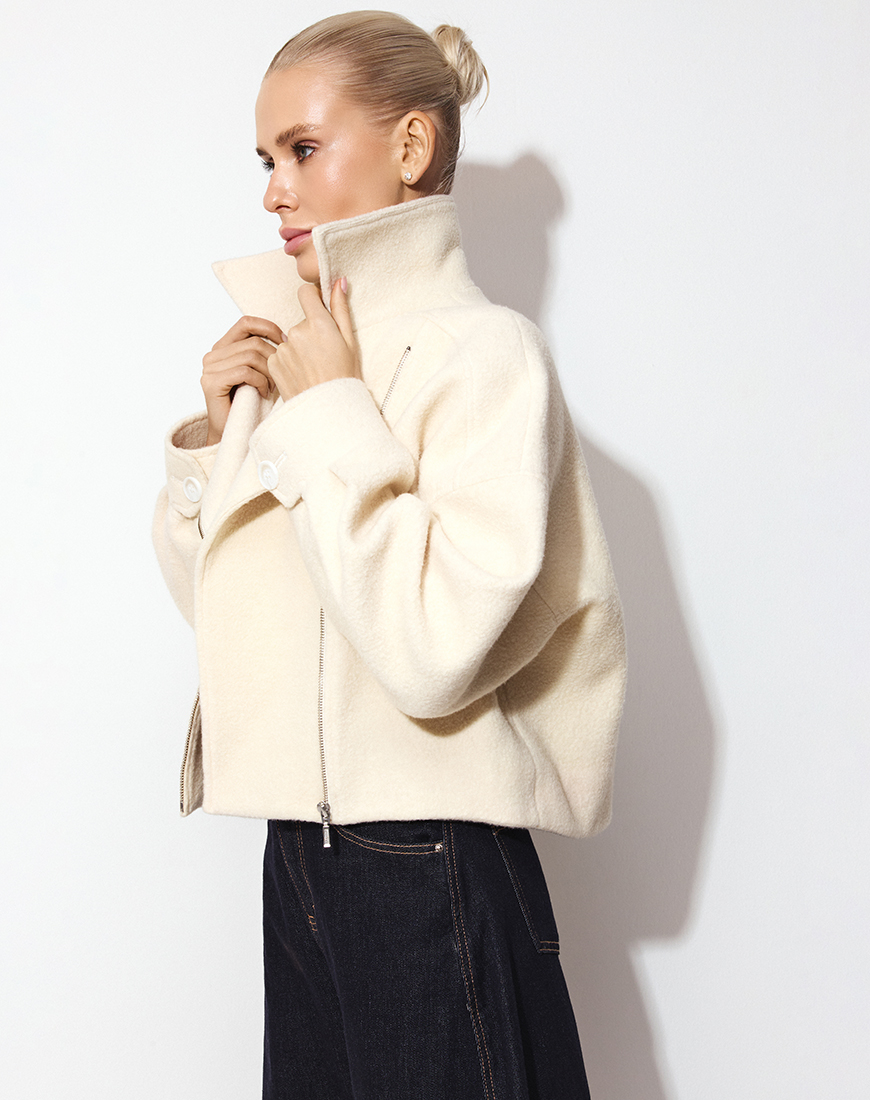 3.12 The essence20214 Короткий жакет з натуральної вовни THE ESSENCE (ESSENCE_THE-306) - фото 2