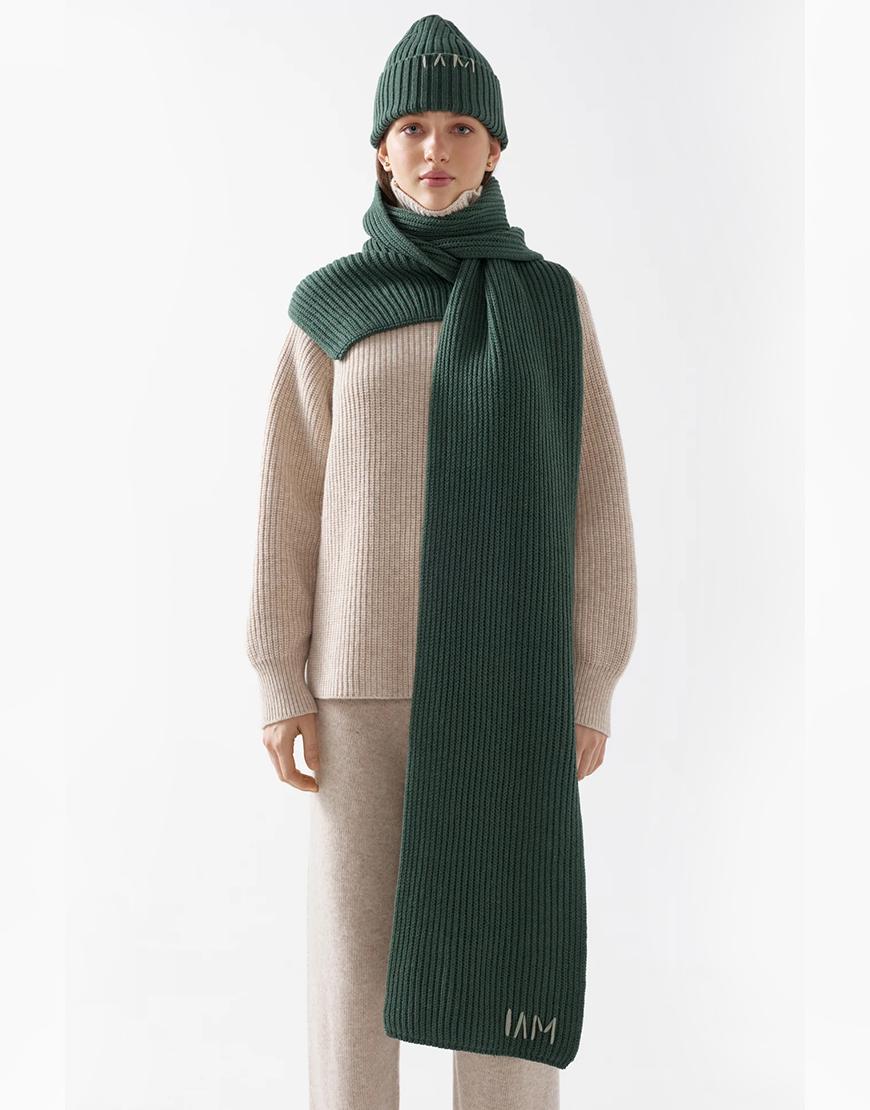 69_1296x Кашеміровий шарф Elena IAM (IAM_CSHMR/SCRF/ELN) - фото 2